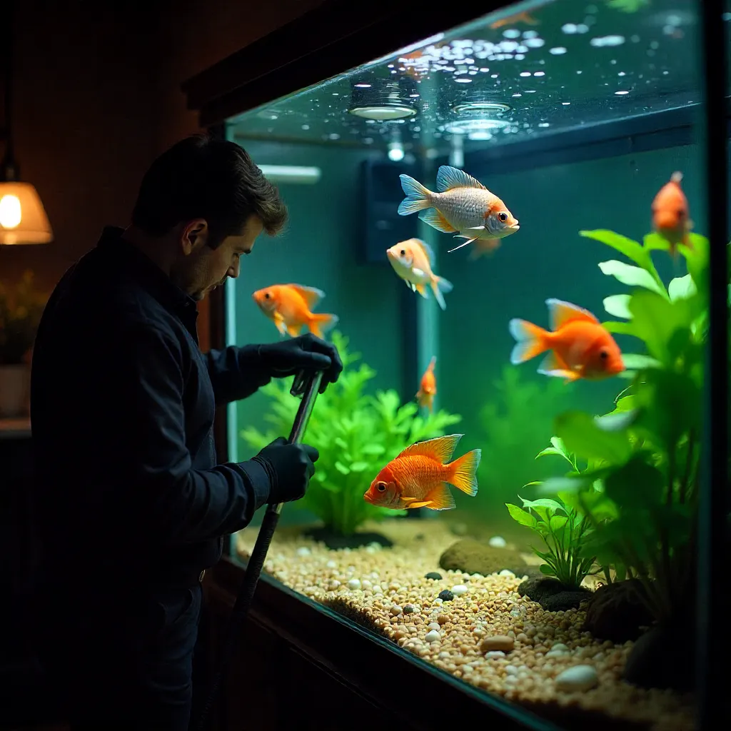 Professional aquarium maintenance